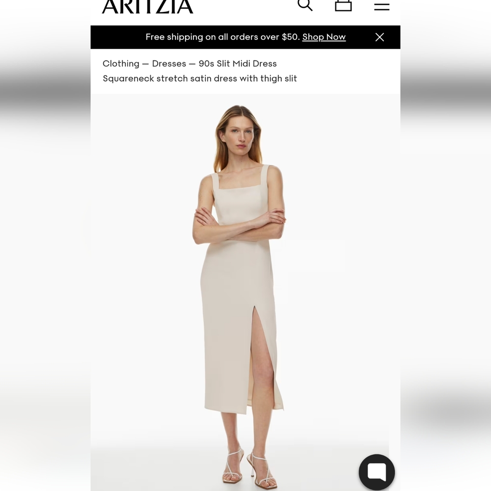 Aritzia babaton midi dress.